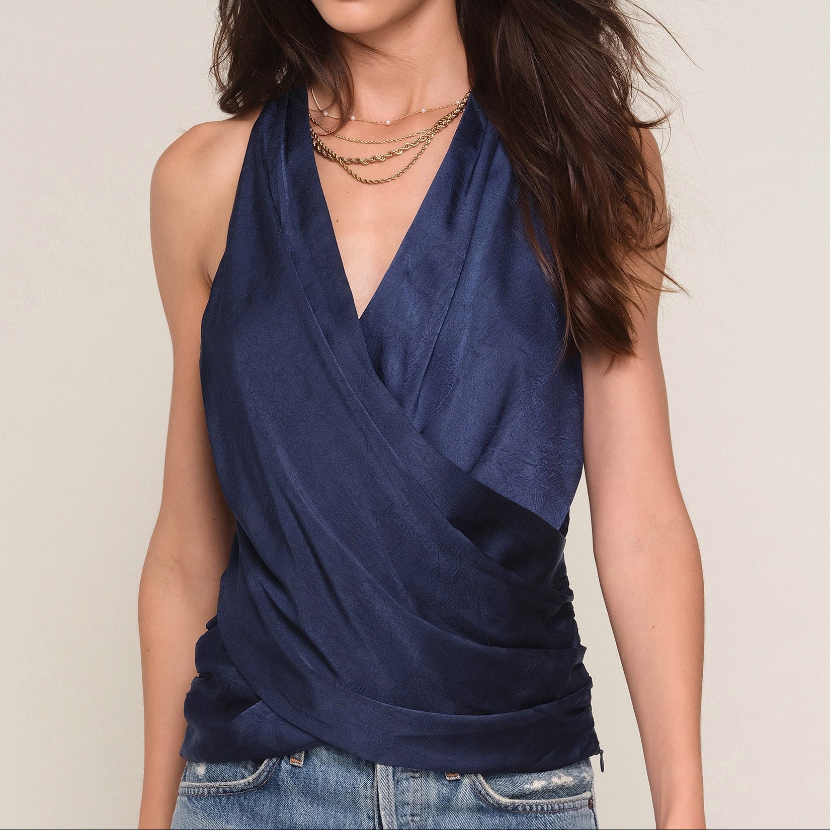 Kary Top Indigo