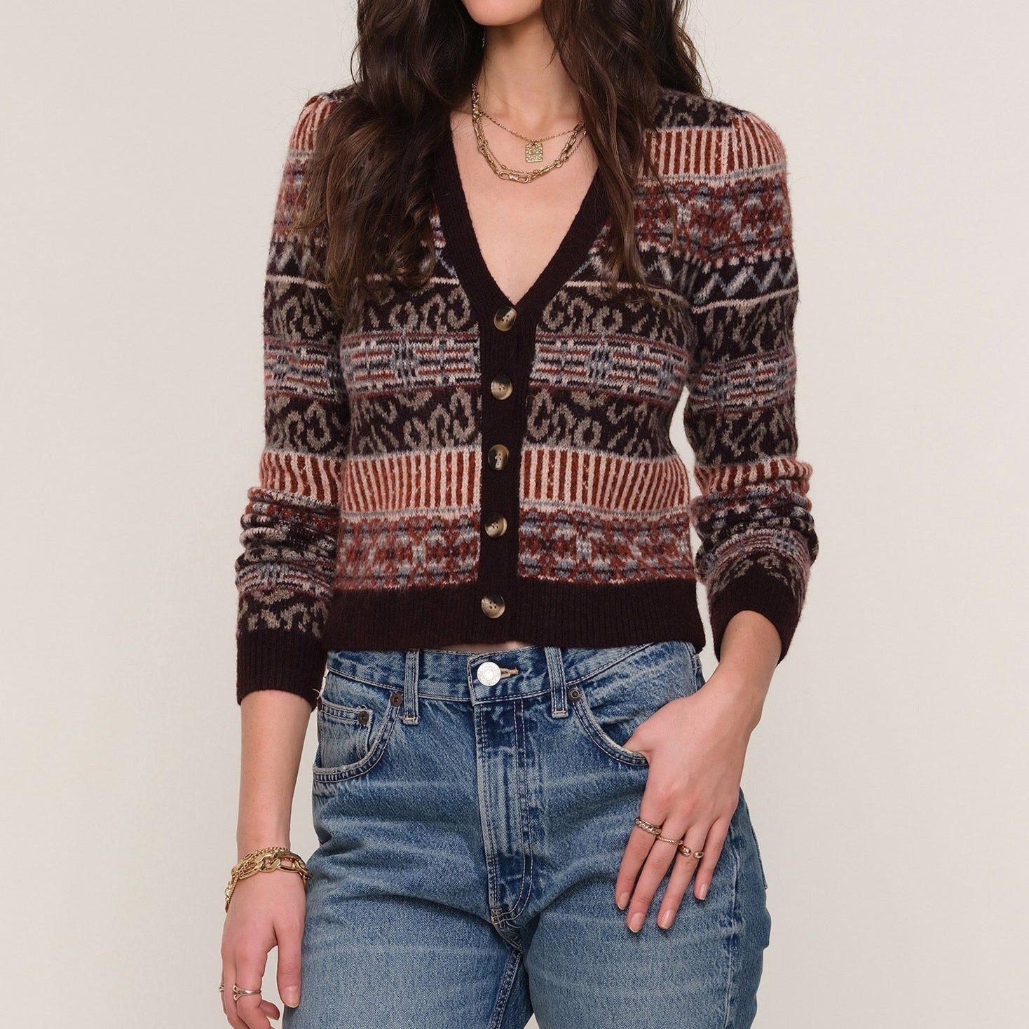 Ruta Cardi Aubergine