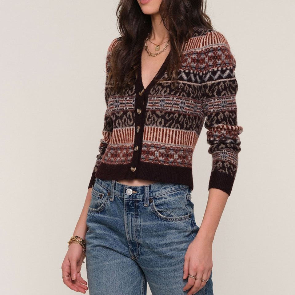 Ruta Cardi Aubergine