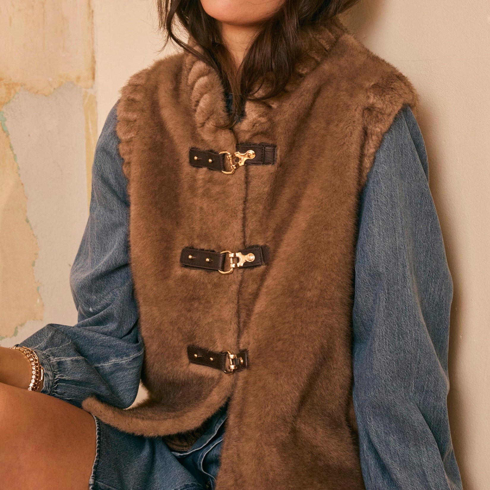 Hosk Vest Fawn
