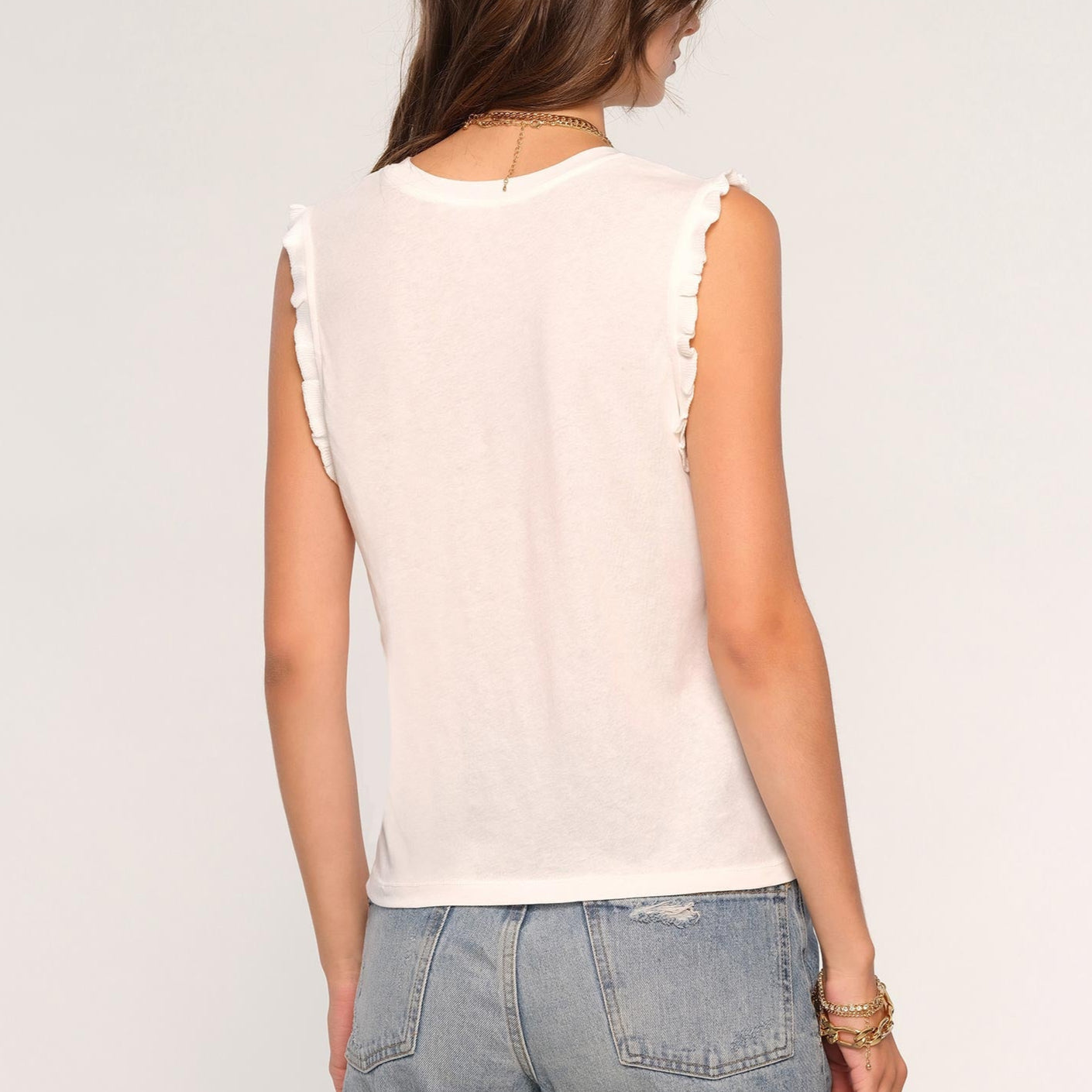 Meline Top Eggshell