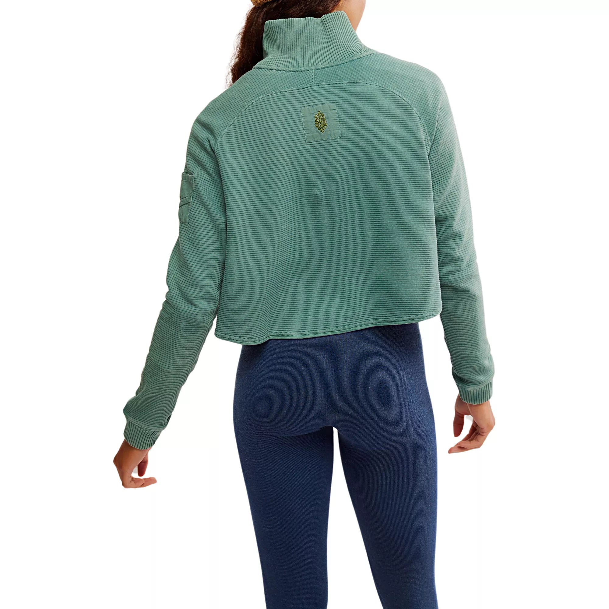 So Fly Henley Layer Midnight Jade