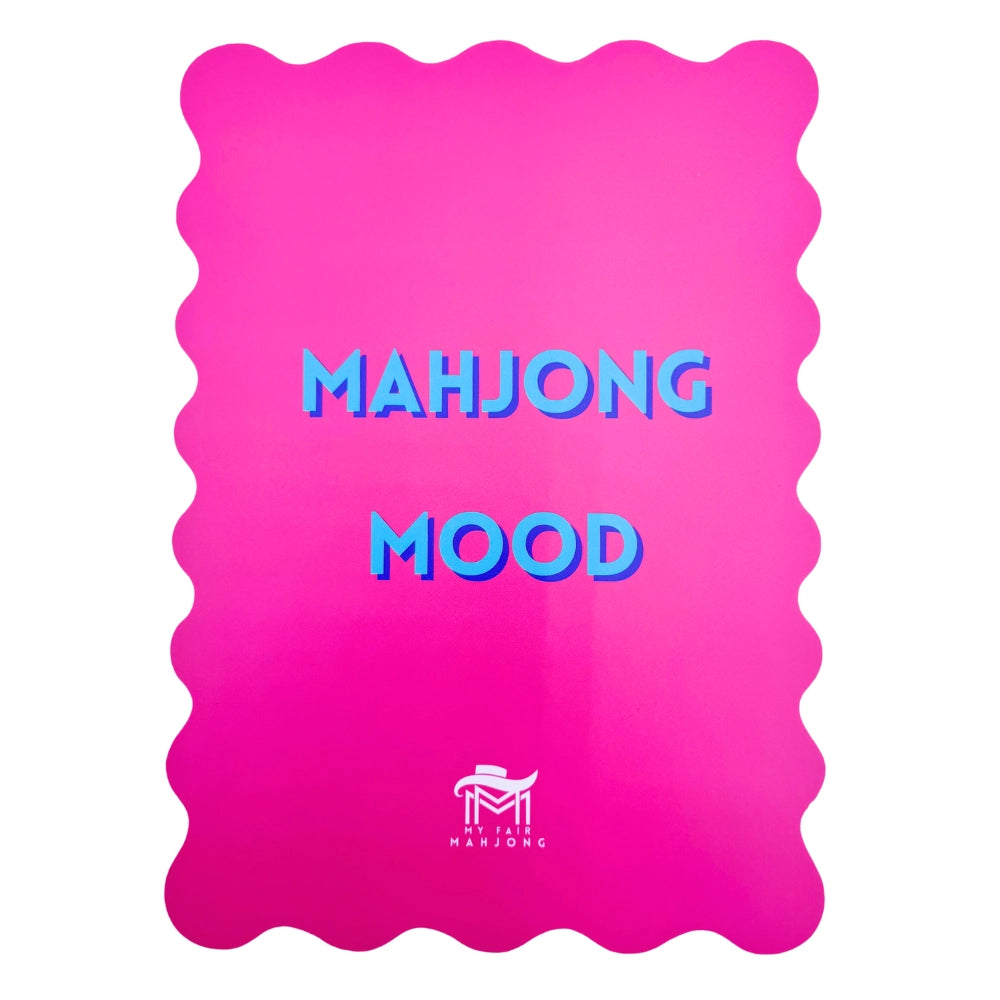 Mahjong Shuffle Card Pink