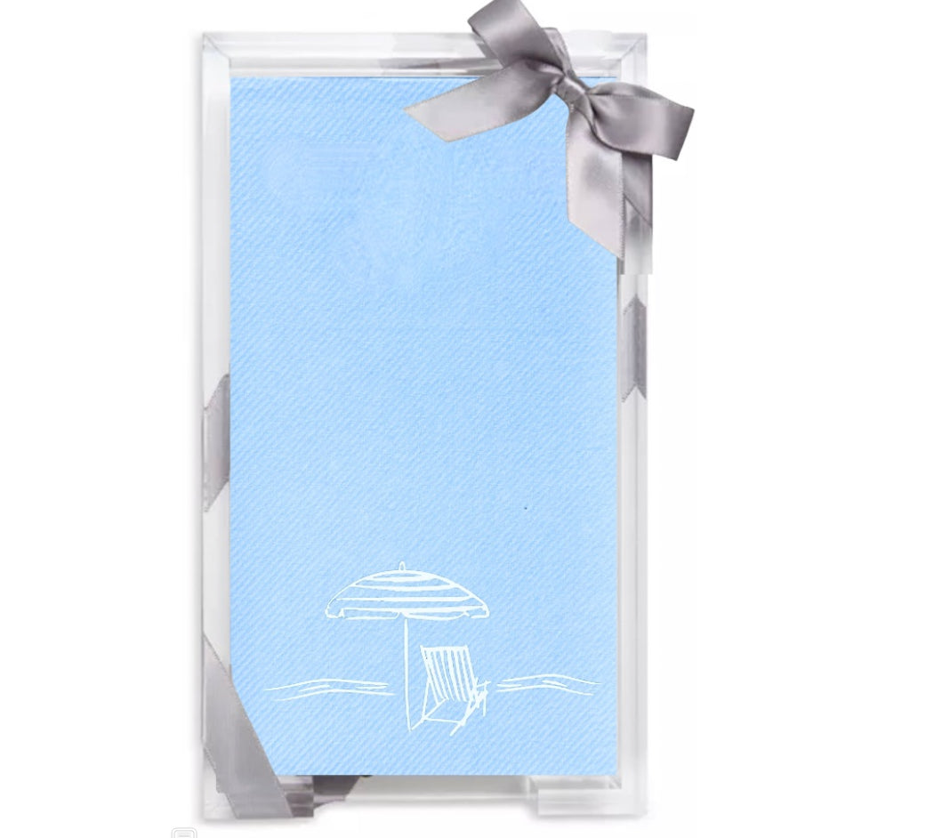 Acrylic Guest Towel Hostess Set