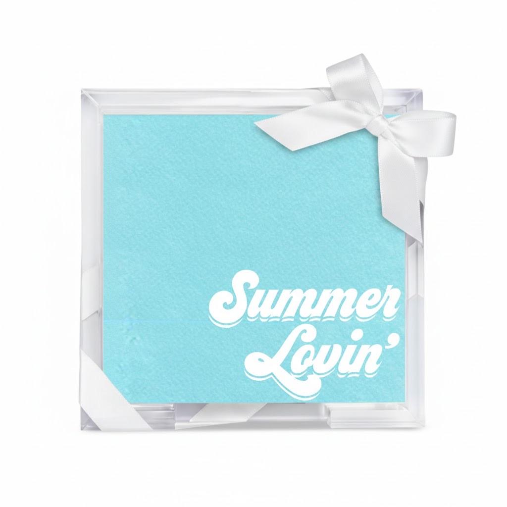 Acrylic Hostess Cocktail Napkins