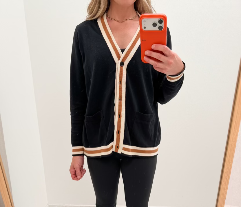The Bowery Cardigan Black