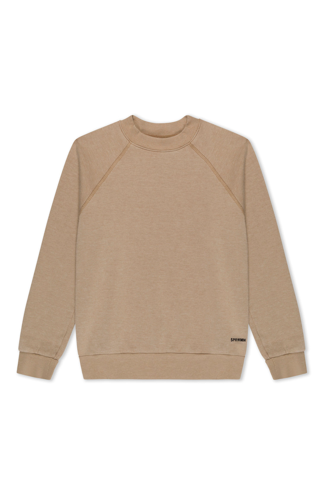 Shrunken Raglan Sweatshirt Latte