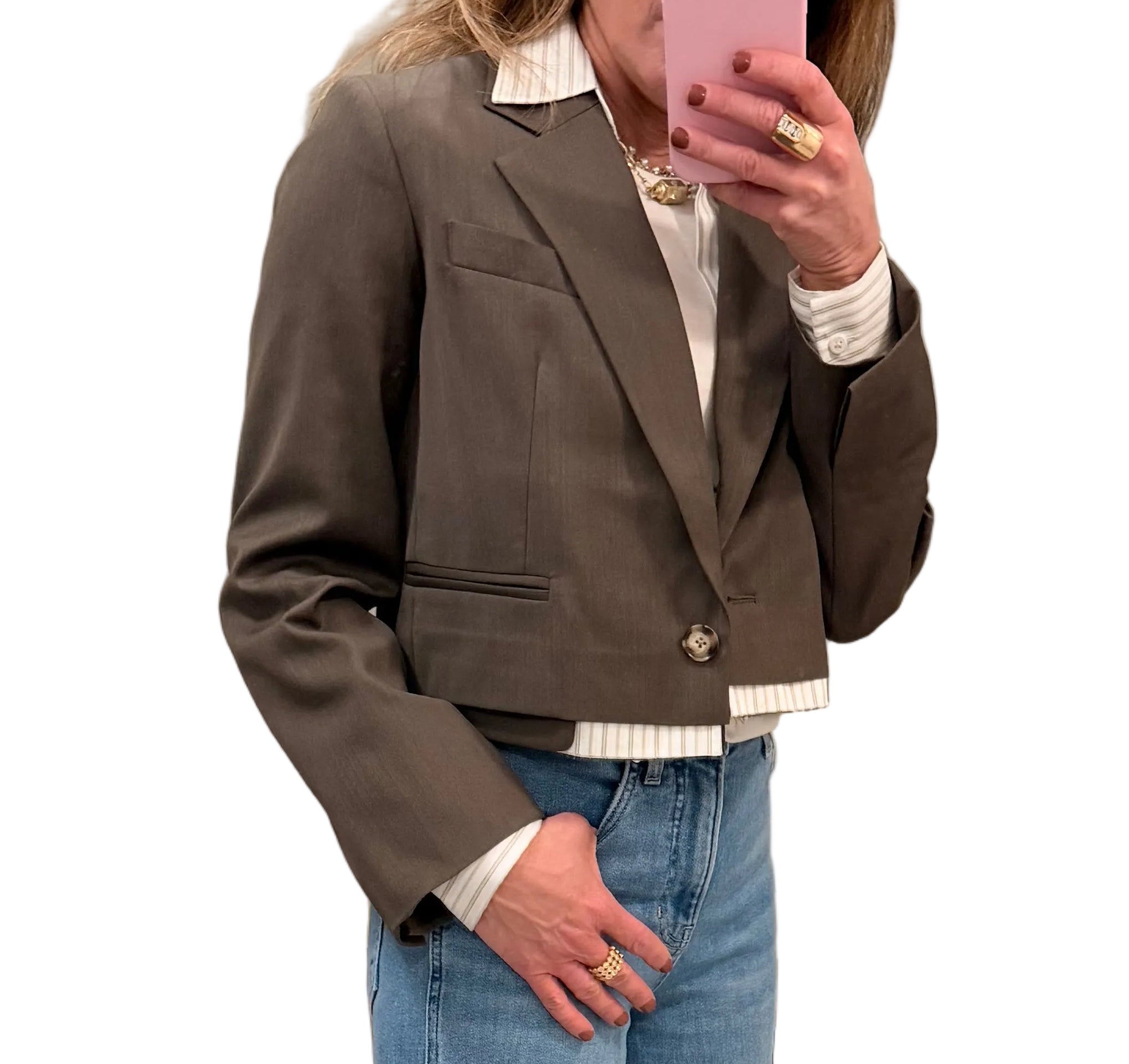 The Bar Blazer Army Green