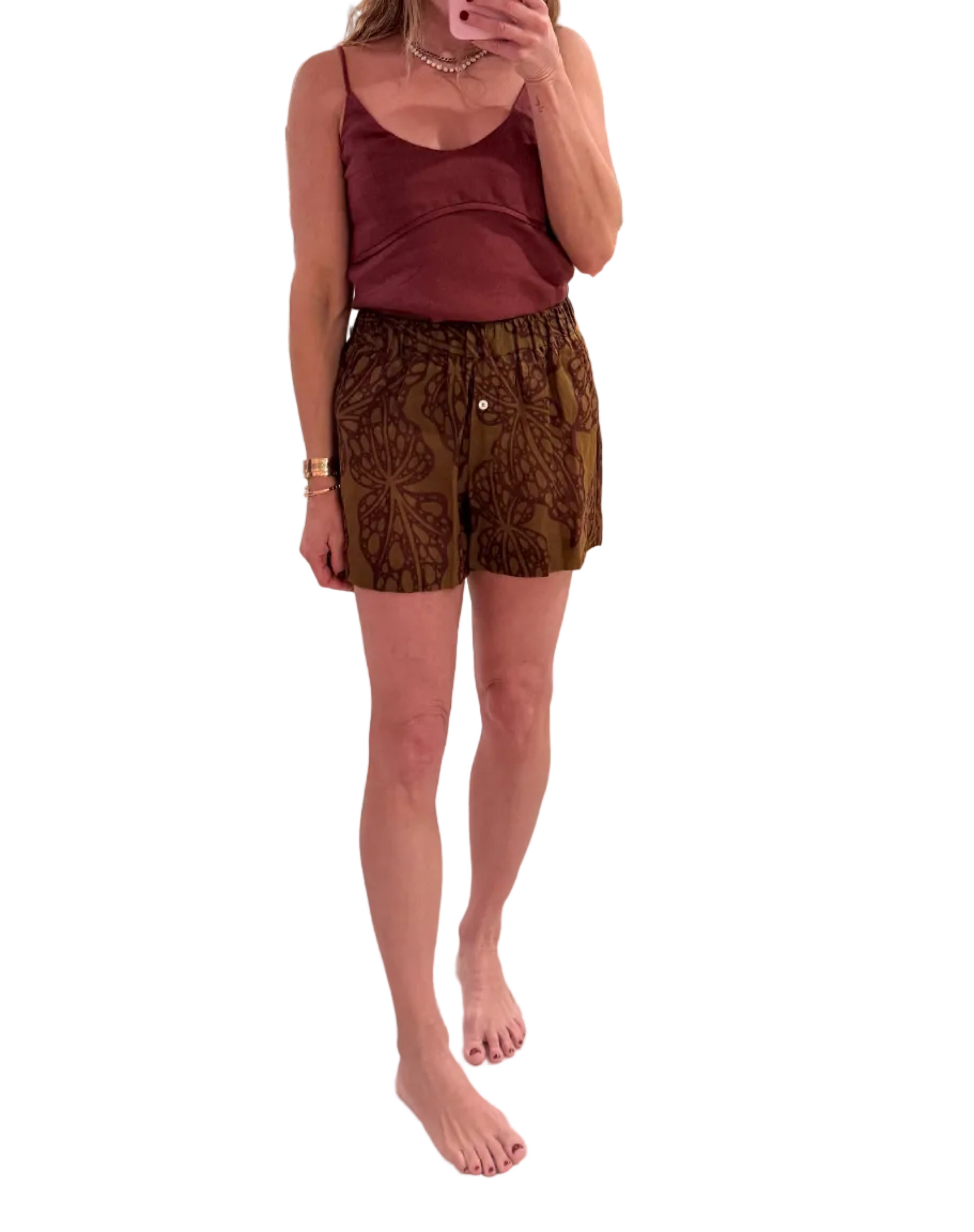Merlot Linen Top