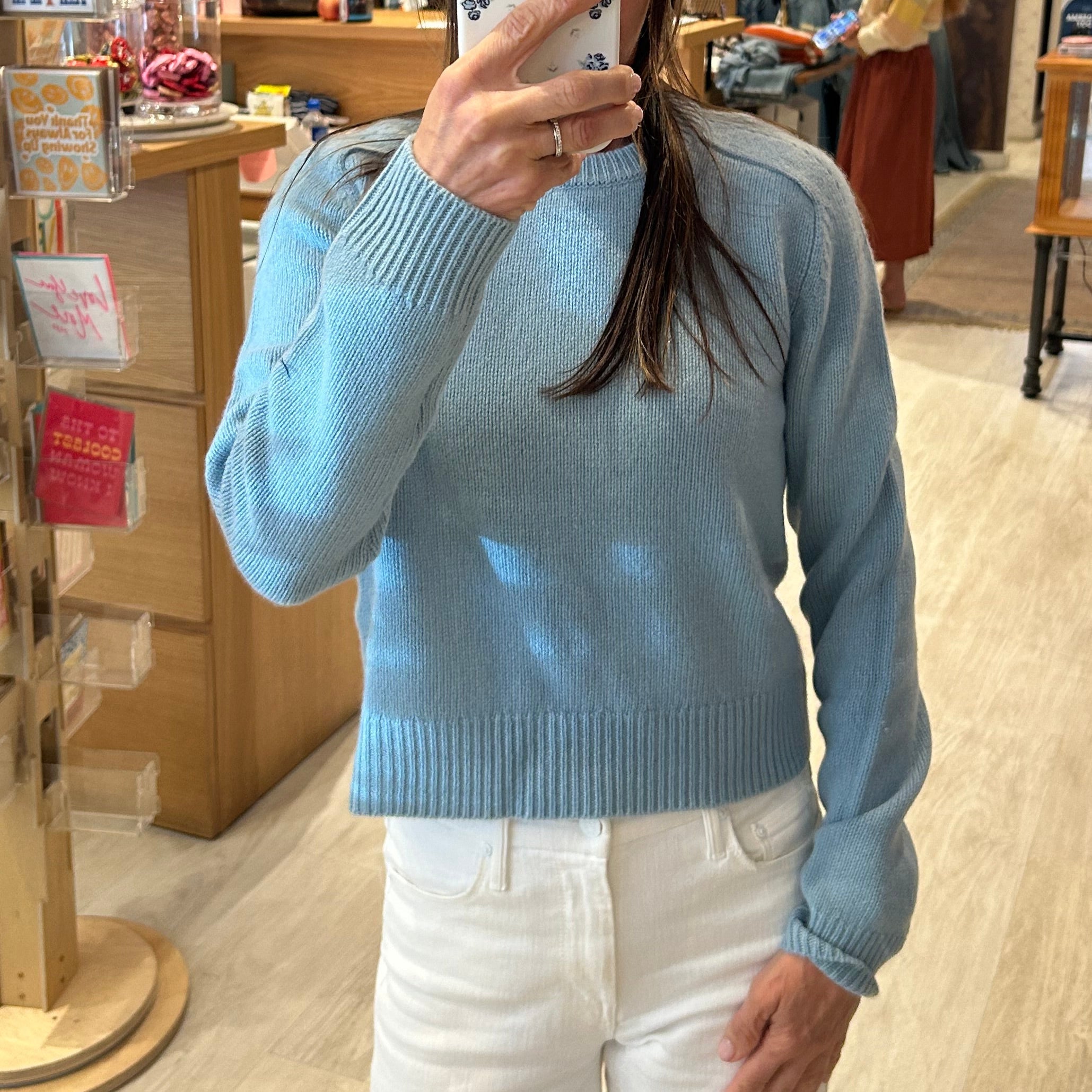 Caroline Sweater Ice Blue