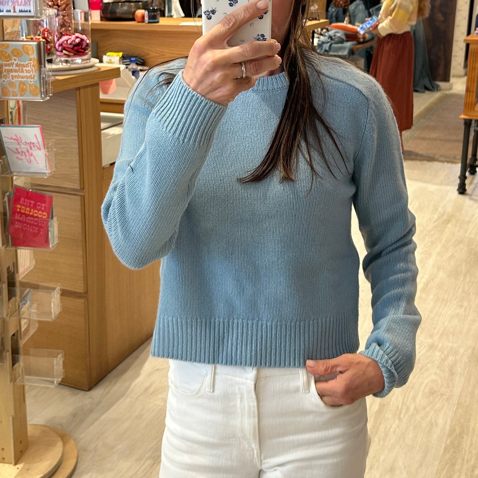 Caroline Sweater Ice Blue