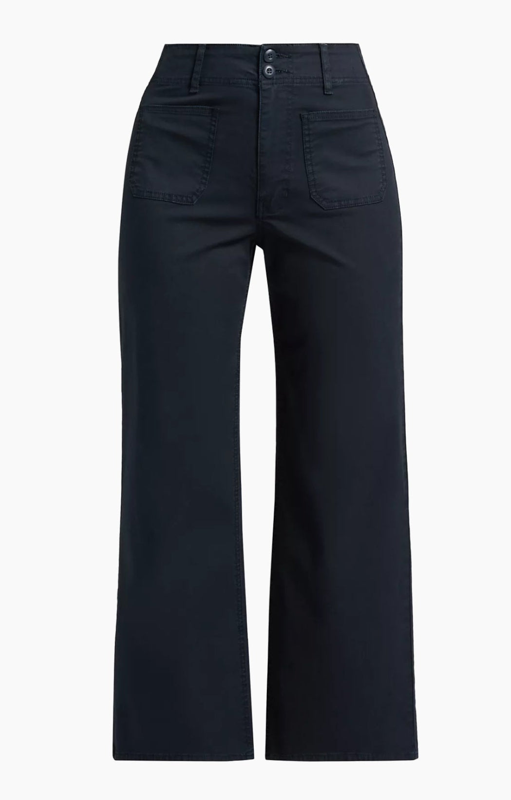 Grant Cropped High Rise Wide Leg Navy