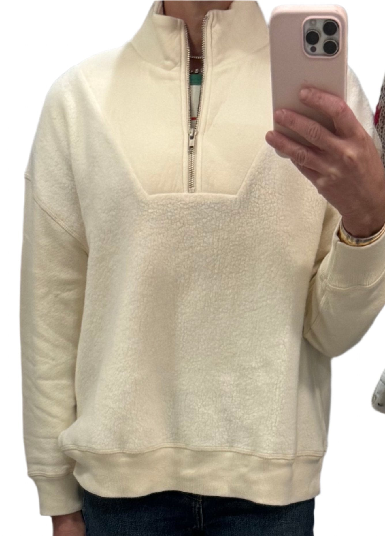 The Slouch Trail Sweatshirt Washed White