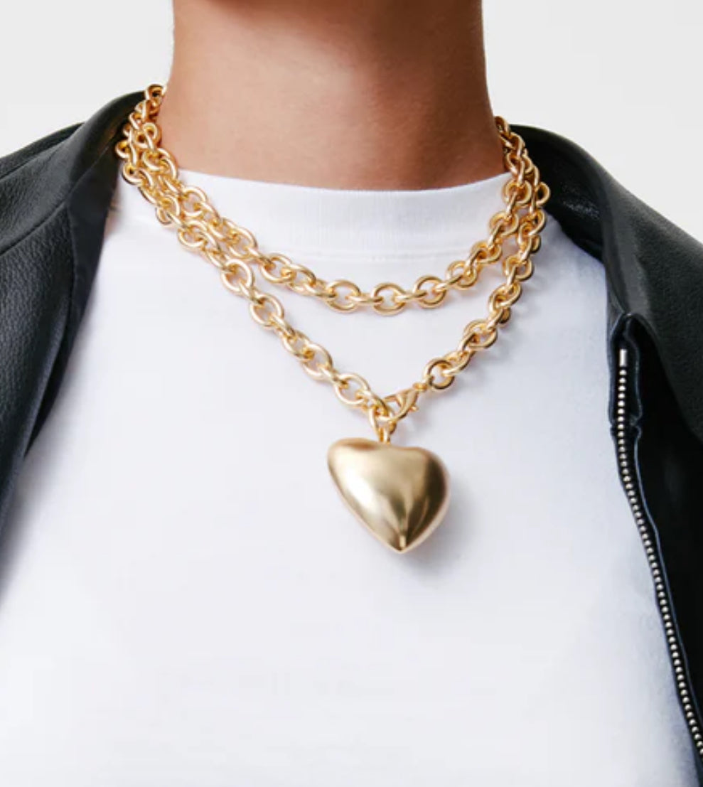 The Puffy Heart Necklace