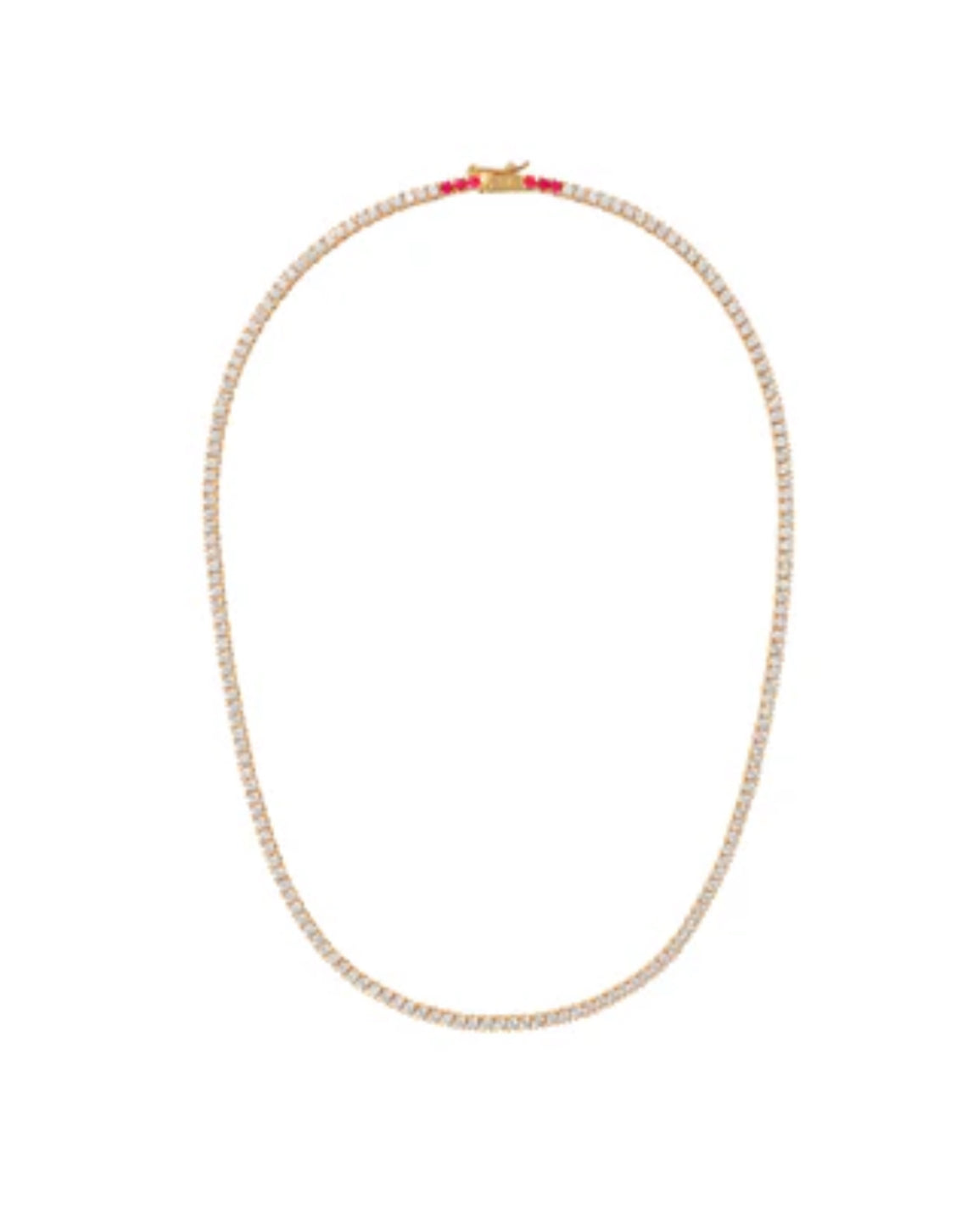 Tennis on the Rox Rally Necklace