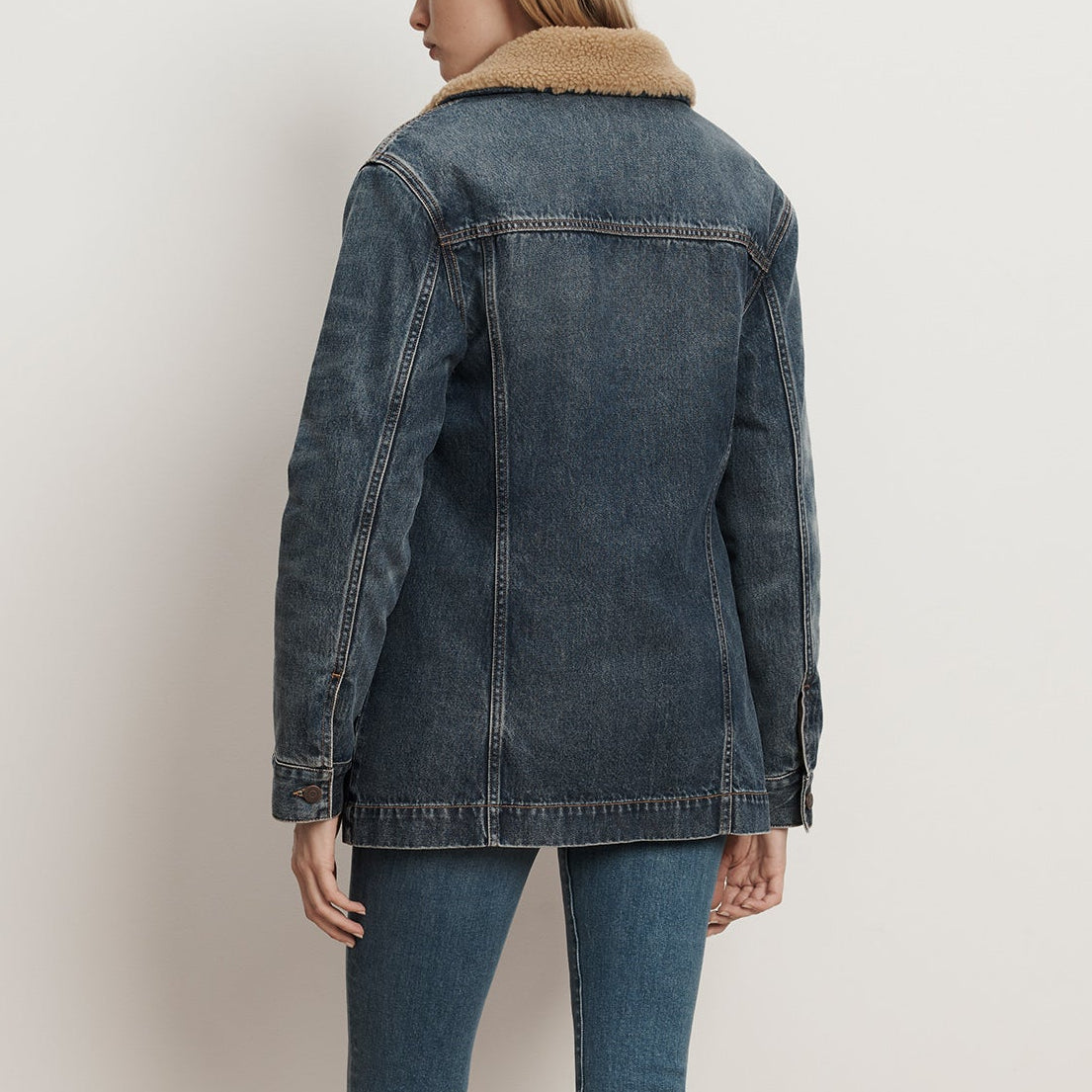 Donna Jacket Sherpa Lining City Lights