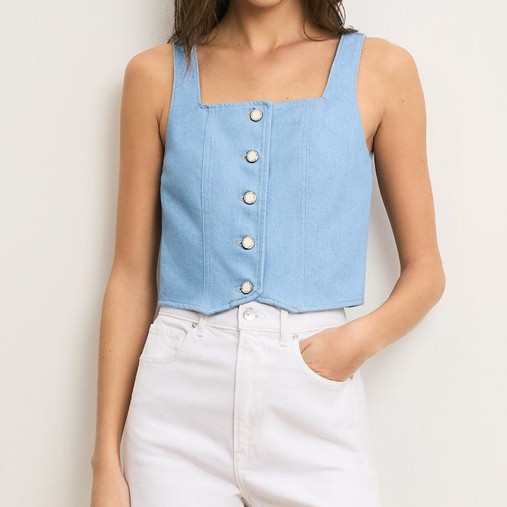 Spensley Denim Vest Bayside