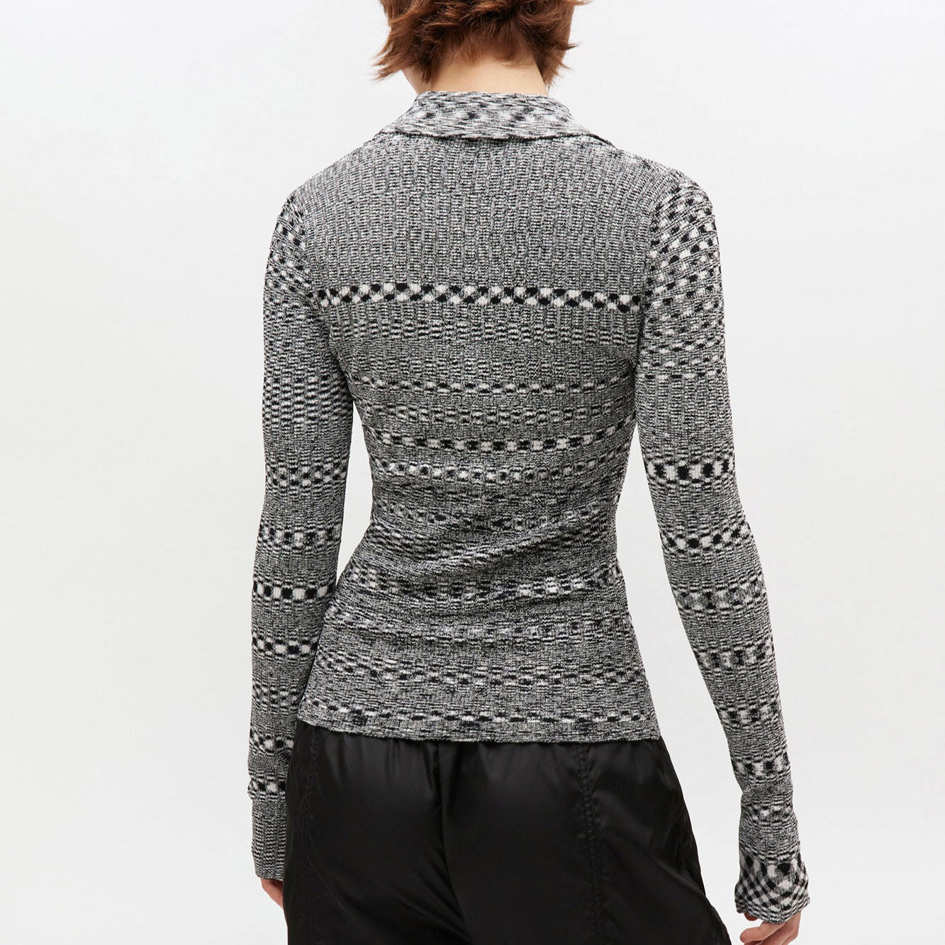 Spacedyed Polo Black