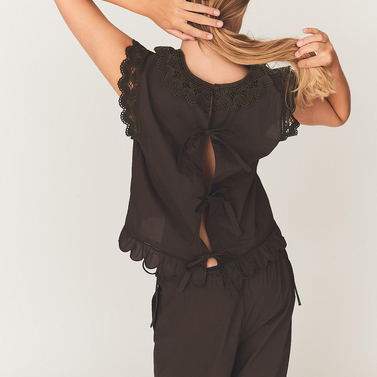 Kirsten Cloth Top Chocolate