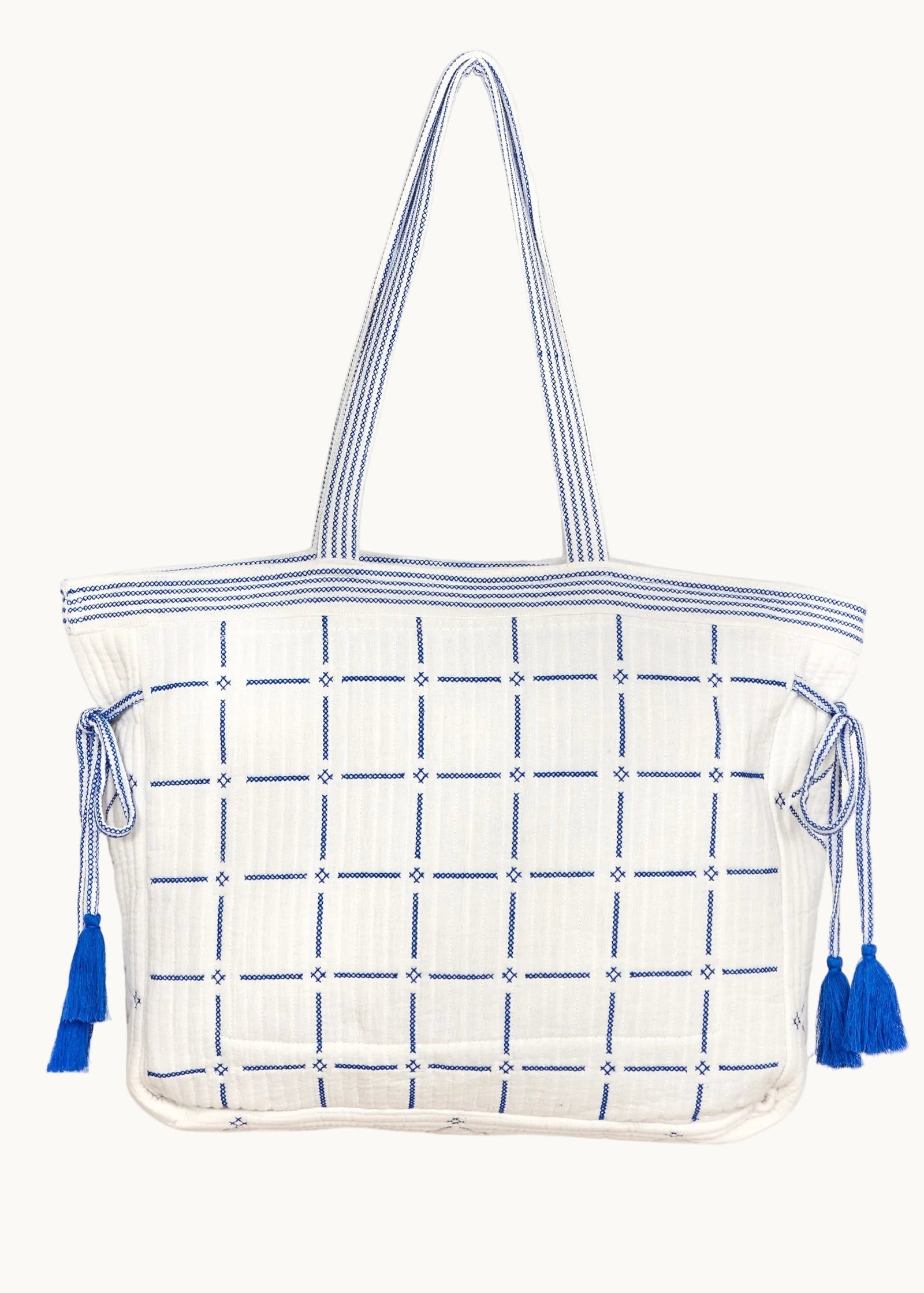 Laney Emb Quilted Tote