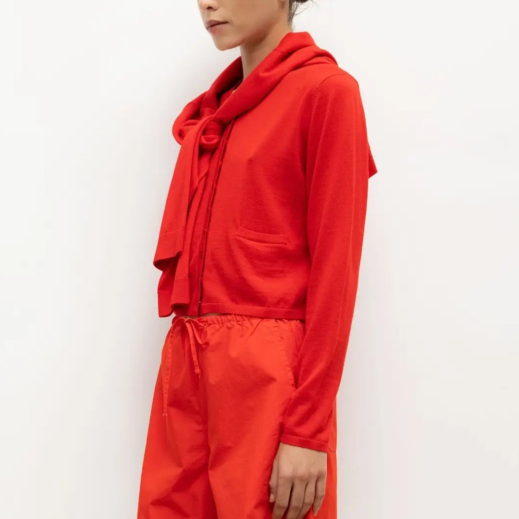 James Crew Cardigan Lipstick