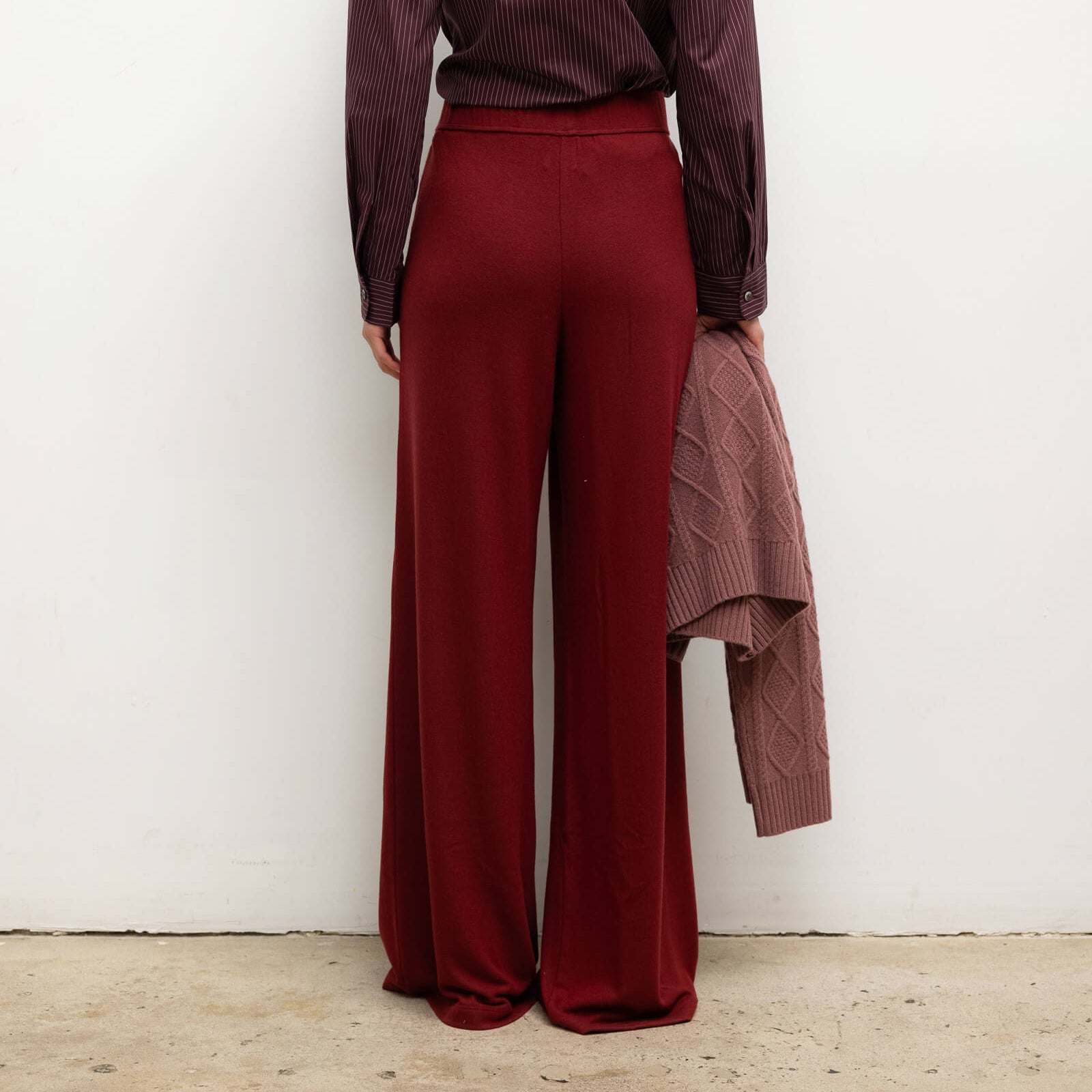 Lauren Pleated Pocket Pant Pinot