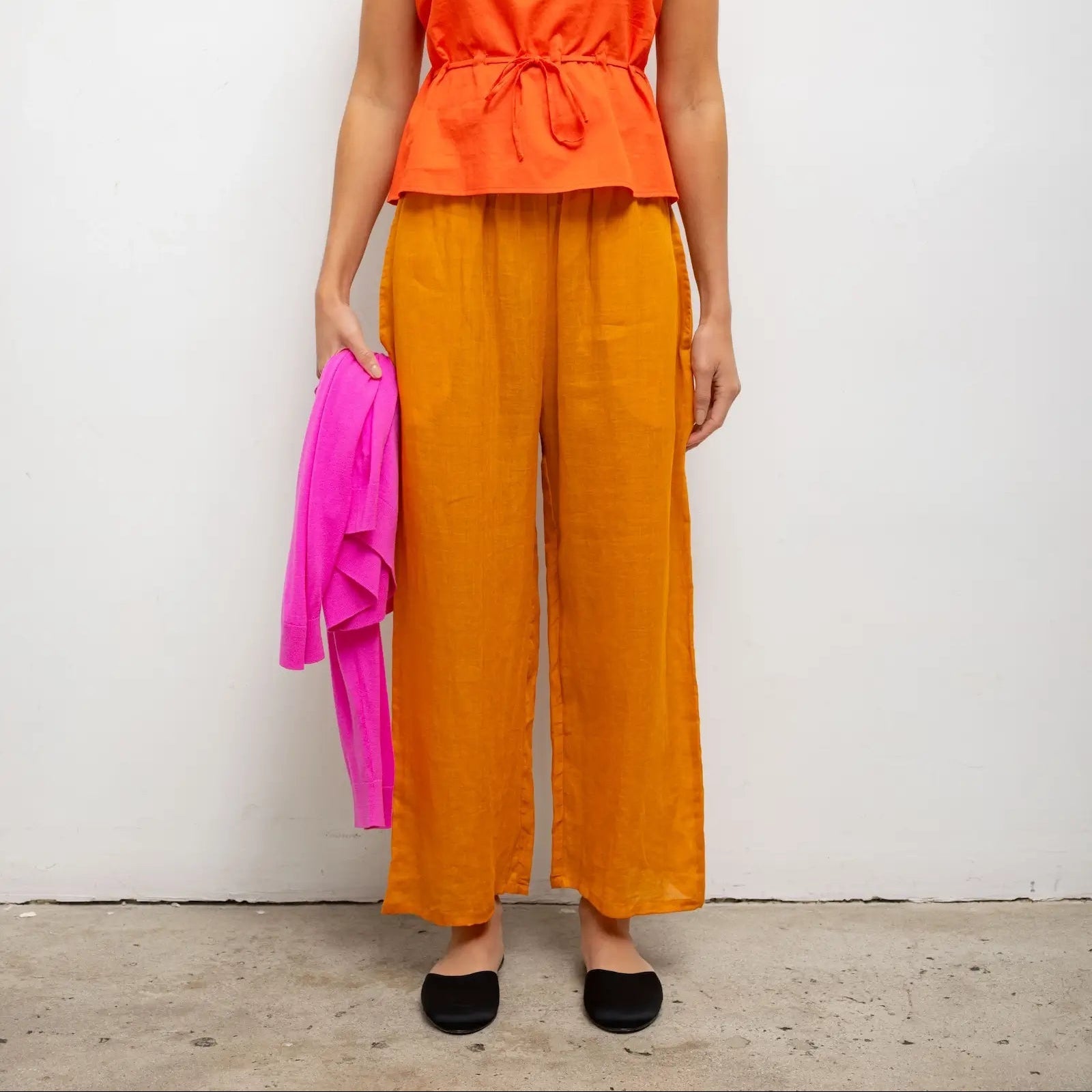 Niko Crop Pocket Pant Amber