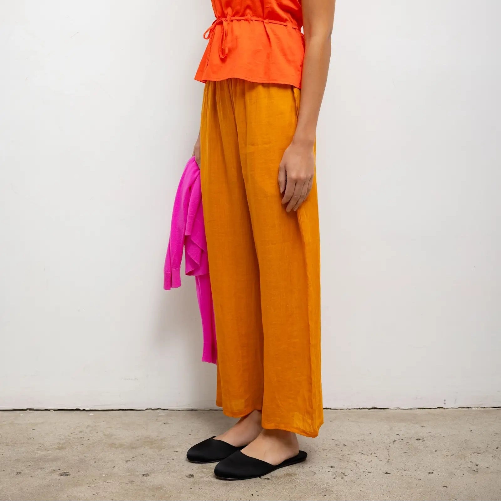 Niko Crop Pocket Pant Amber
