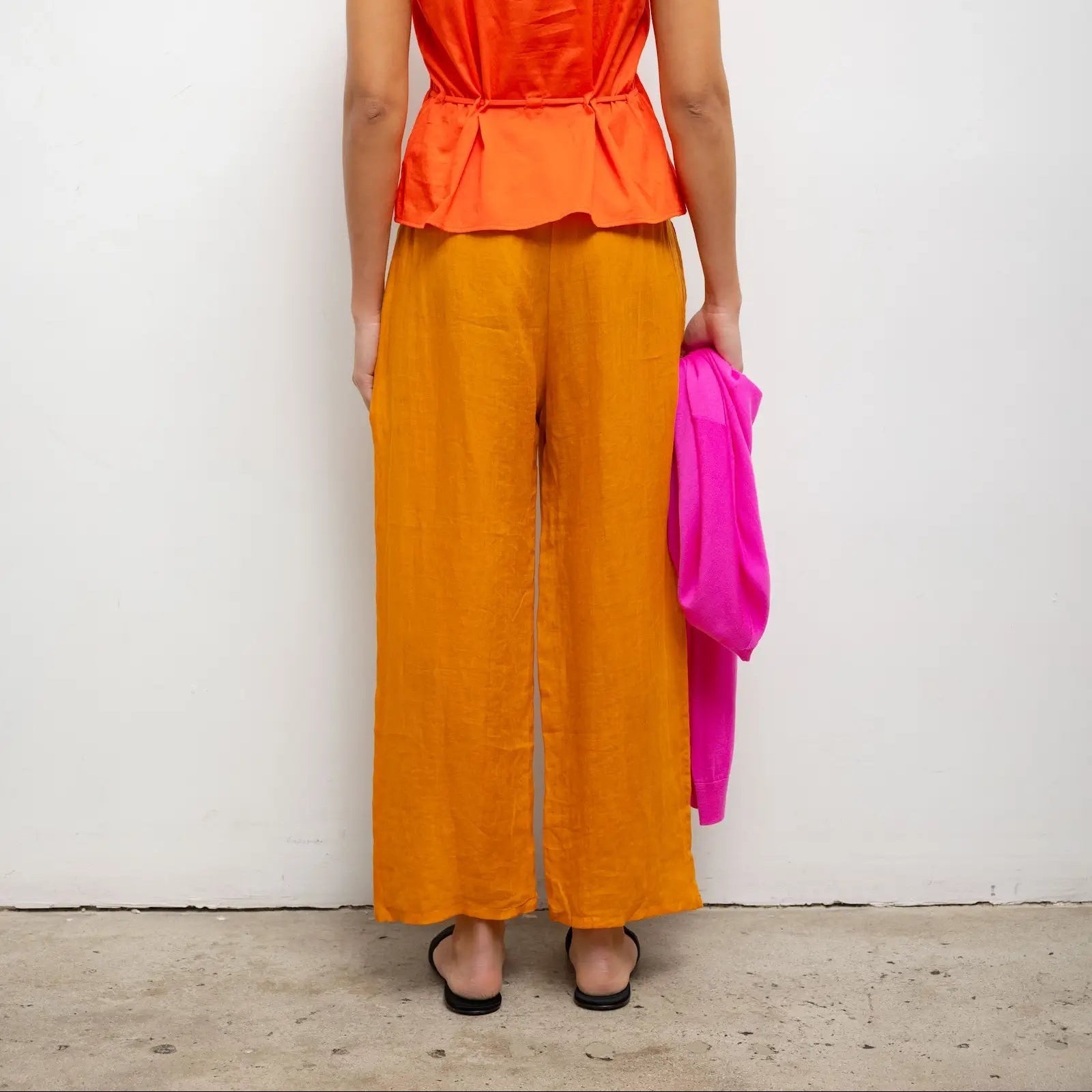 Niko Crop Pocket Pant Amber
