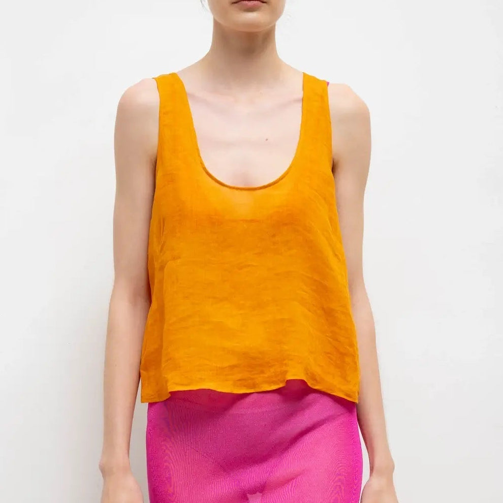 Niko Scoop Tank Amber