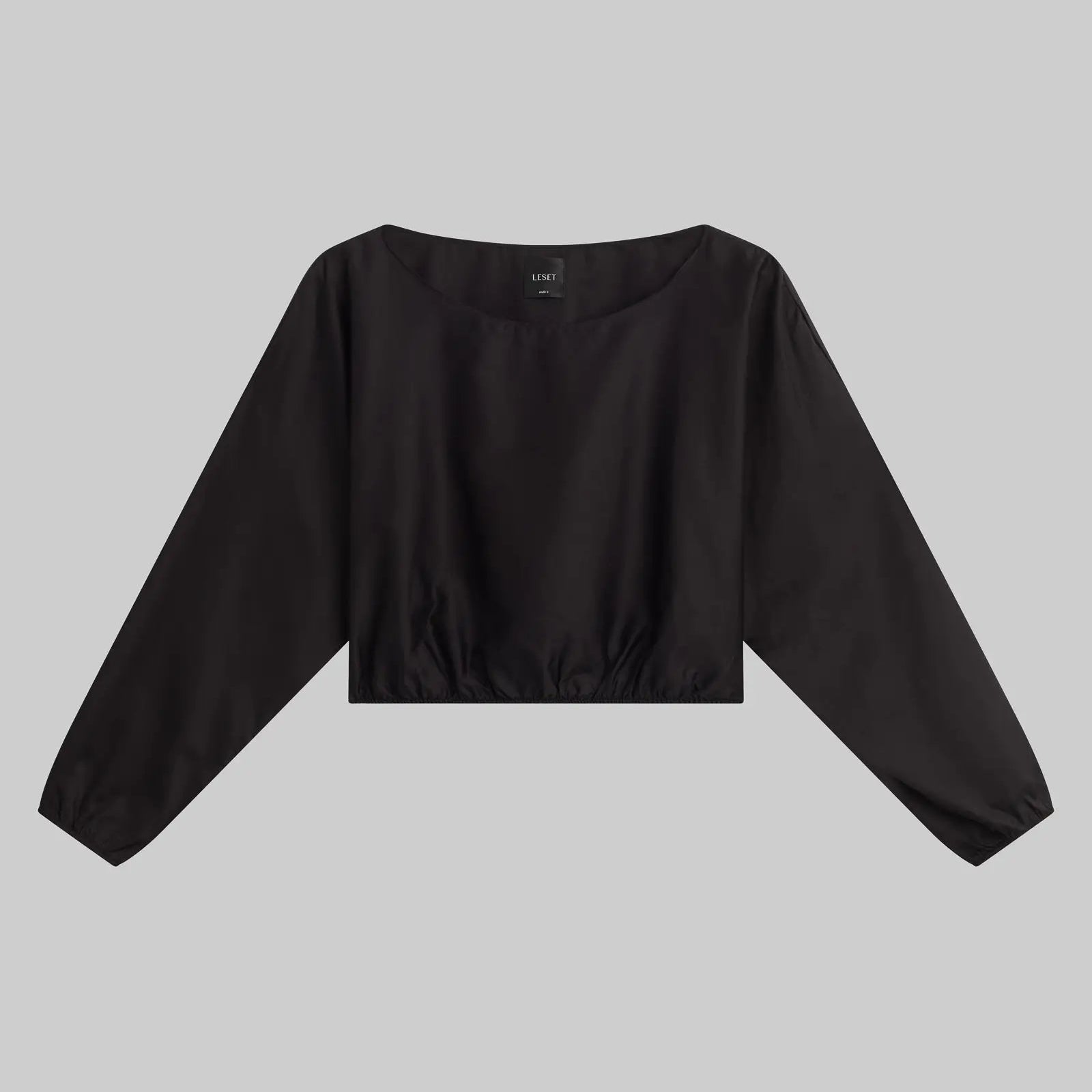 Yoko L/S Blouson Top Black