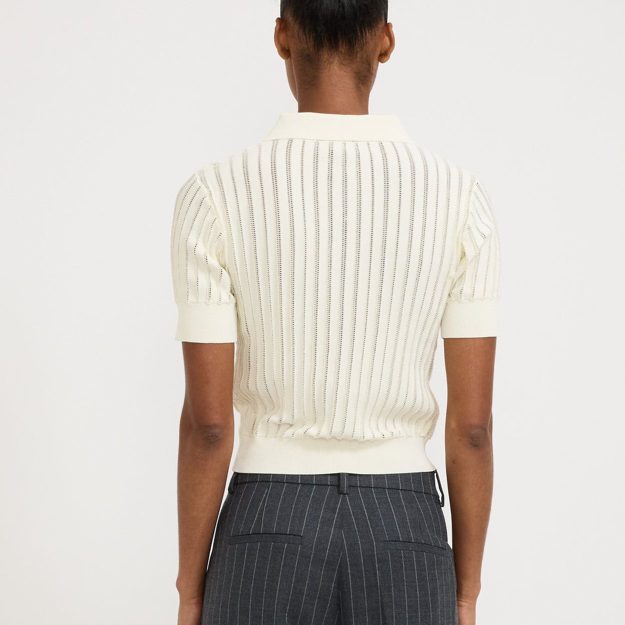 Sally Sweater Sheer Parts Off White