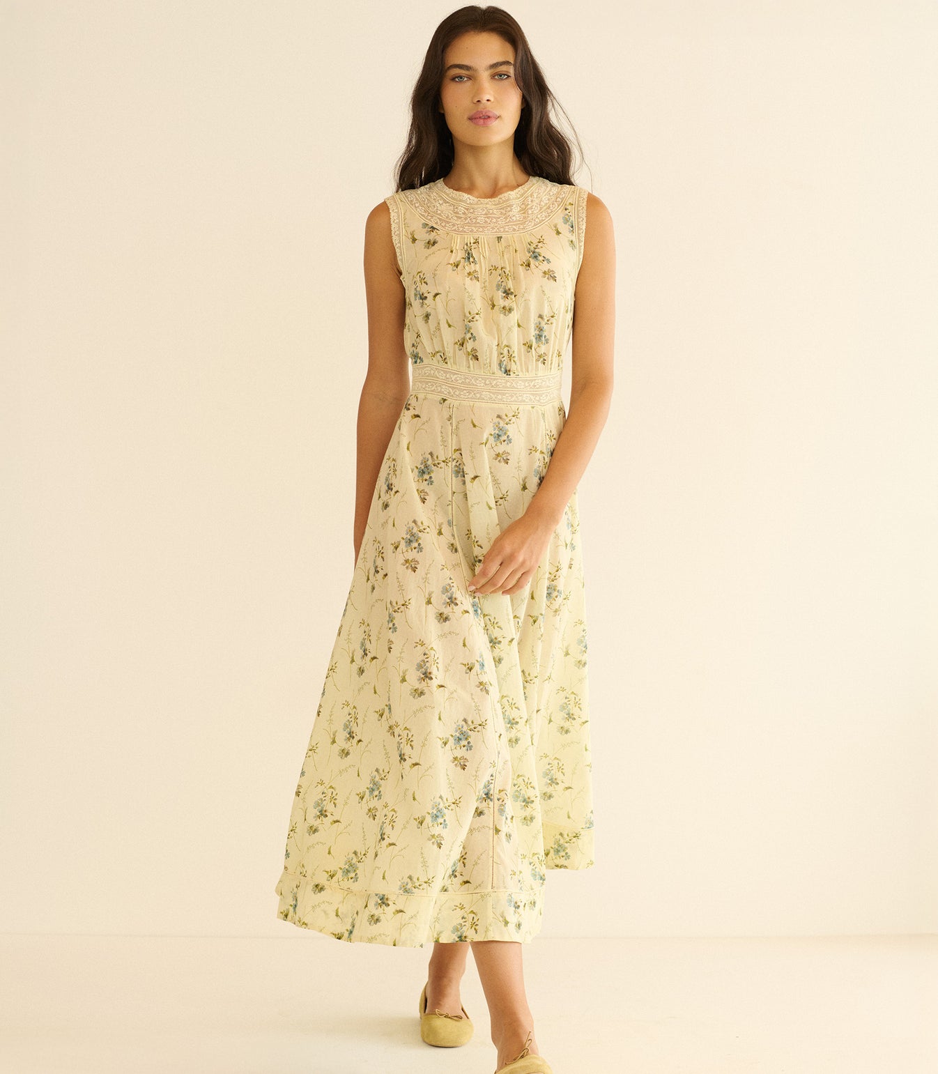 Liliane Dress Sunshine Prairie Rose