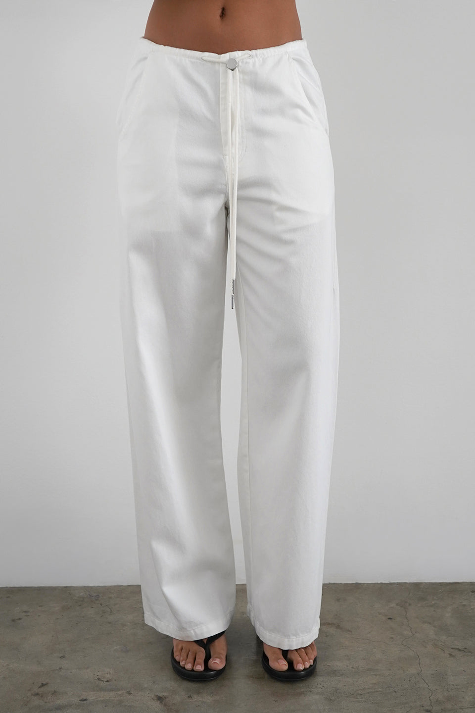 Dusty Soft Denim Pant White Denim