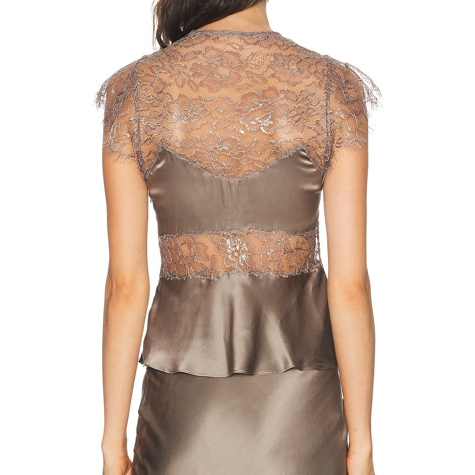 Verelle Top Pewter Sky