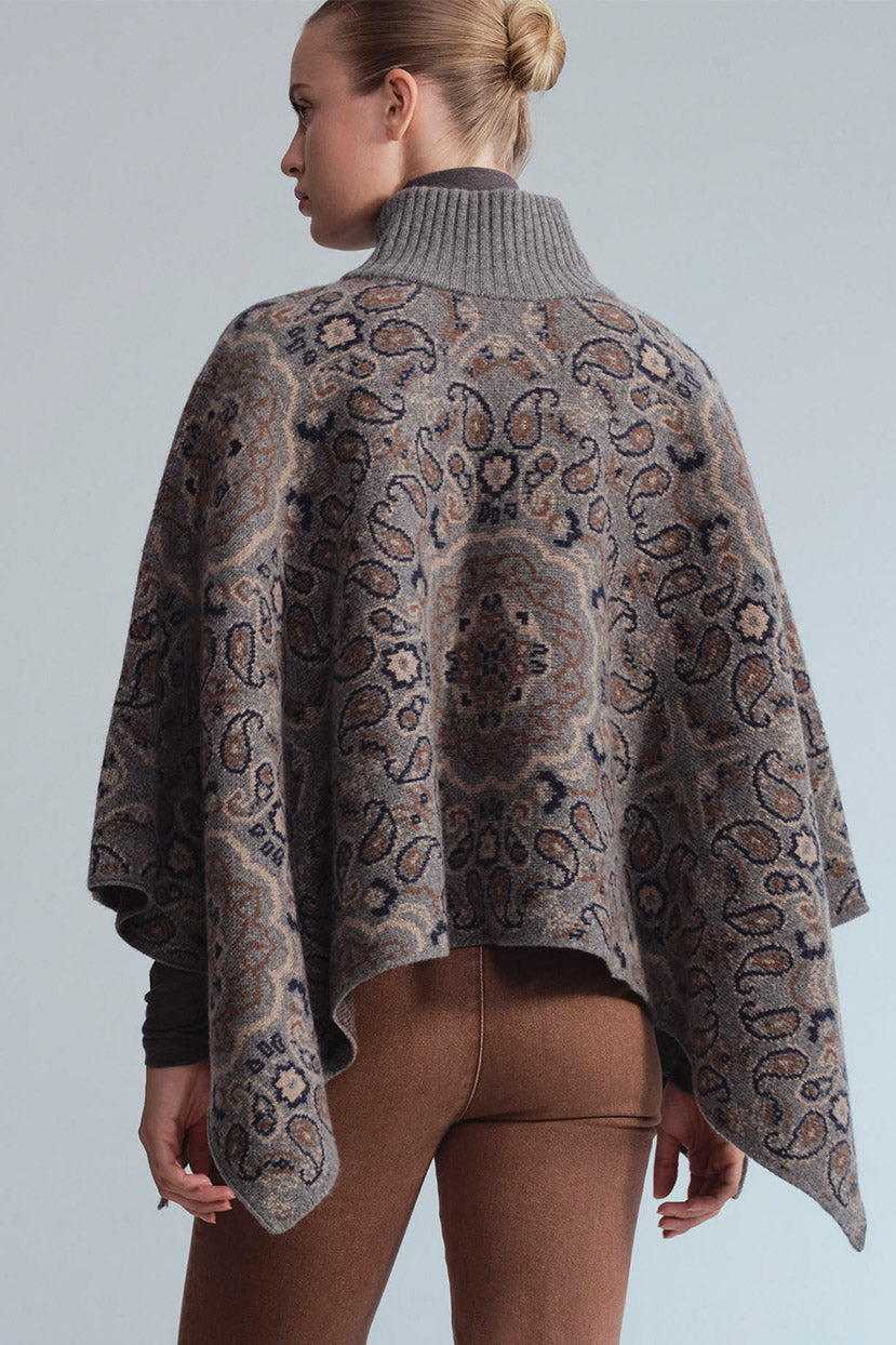 Pagoda Cape Bandana Heather Grey