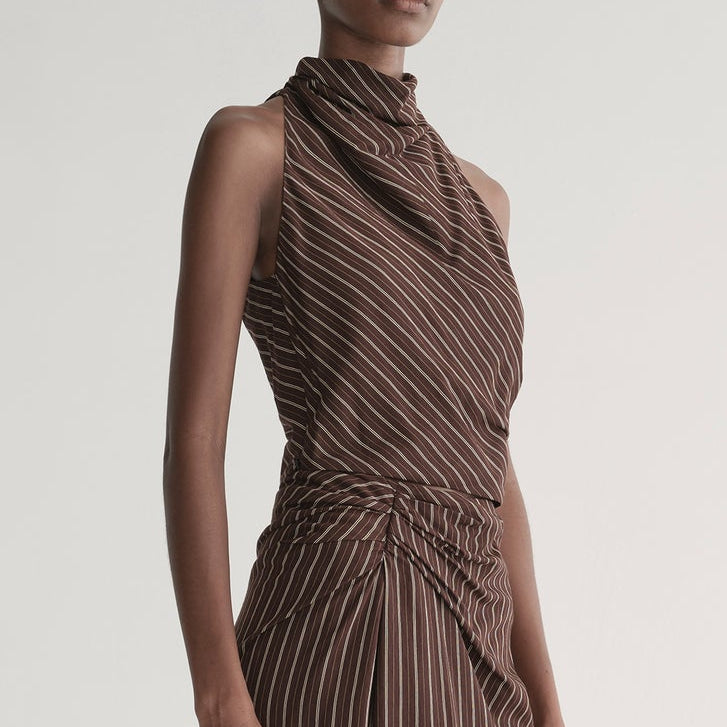 Lillian Top Ganache Stripe