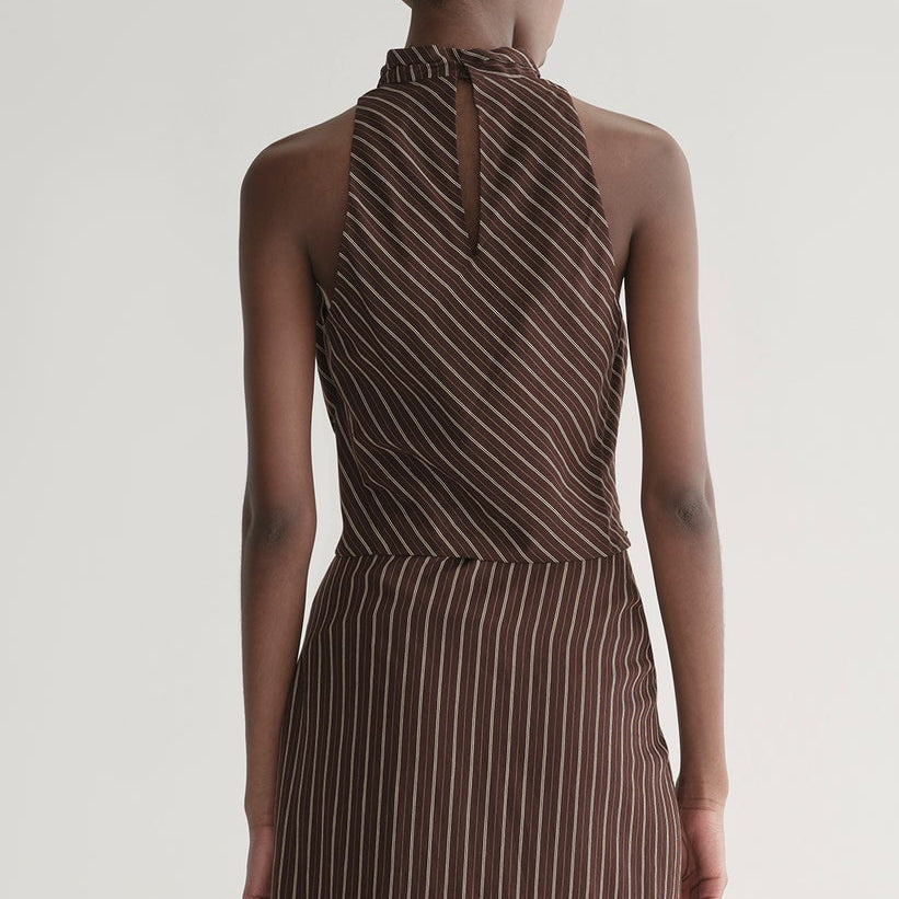 Lillian Top Ganache Stripe