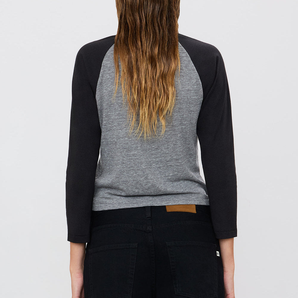 Baseball Tee Dark Grey/Black
