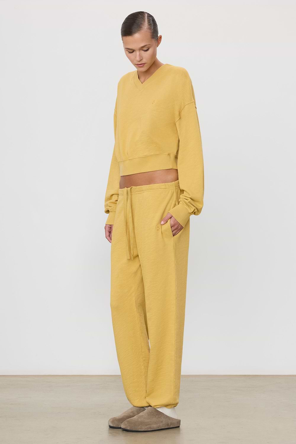 Boyfriend Pocket Sweatpant Saffron