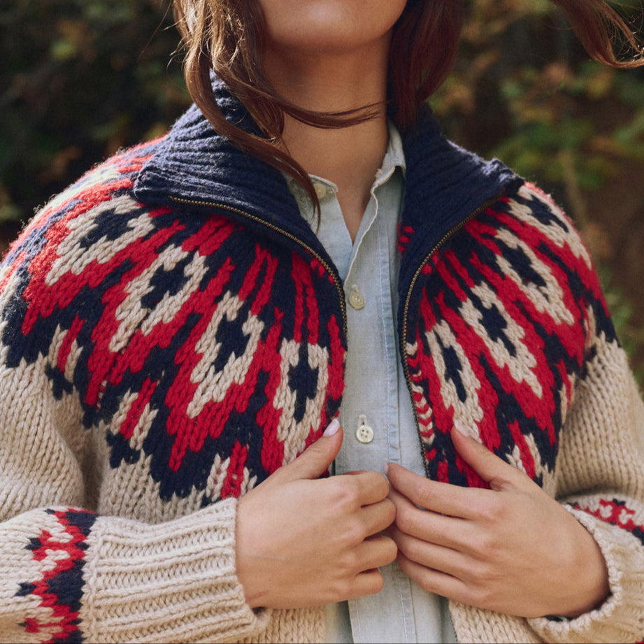 The Nordic Sweater Glacier Fair Isle