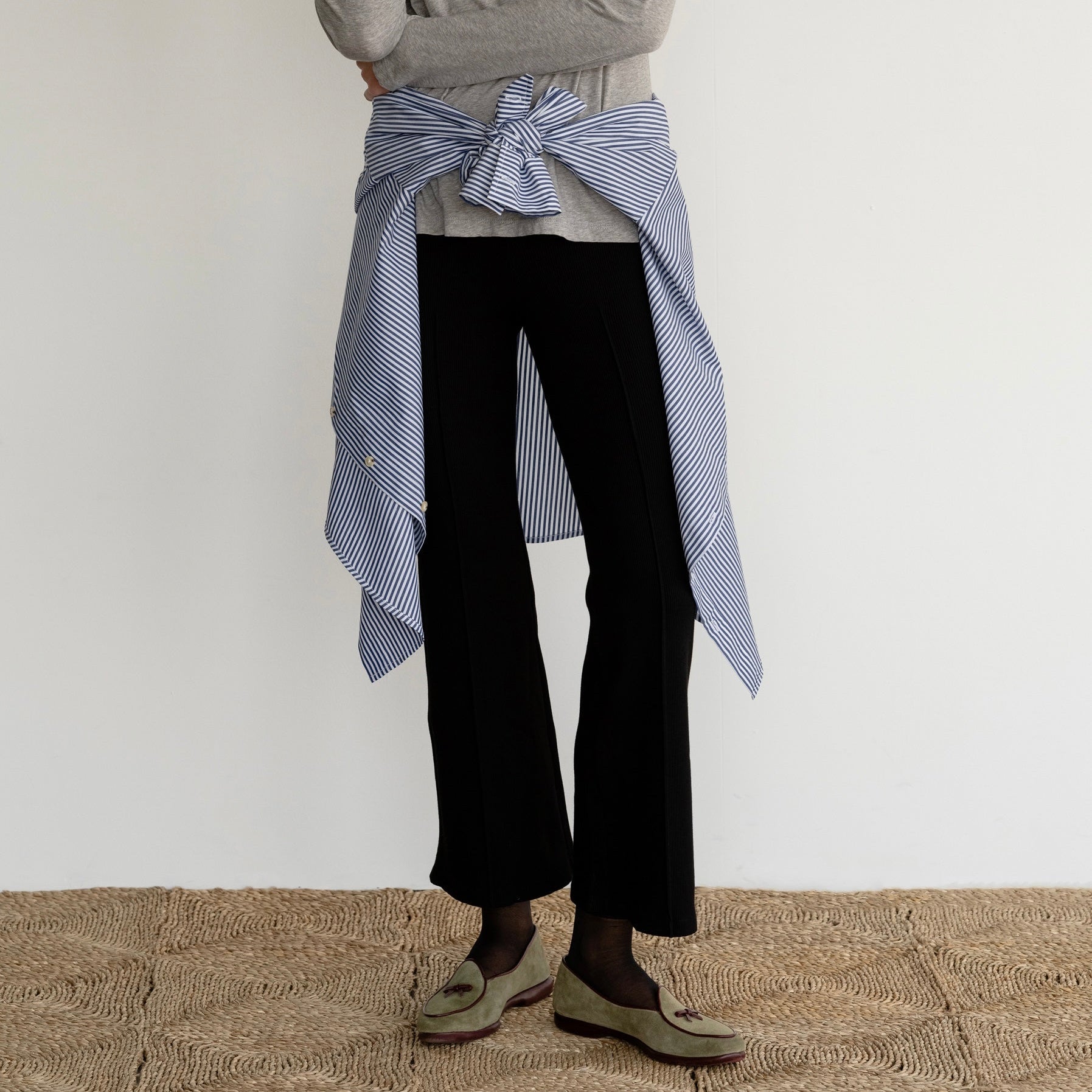 The Sweater Rib Kick Flare Jet