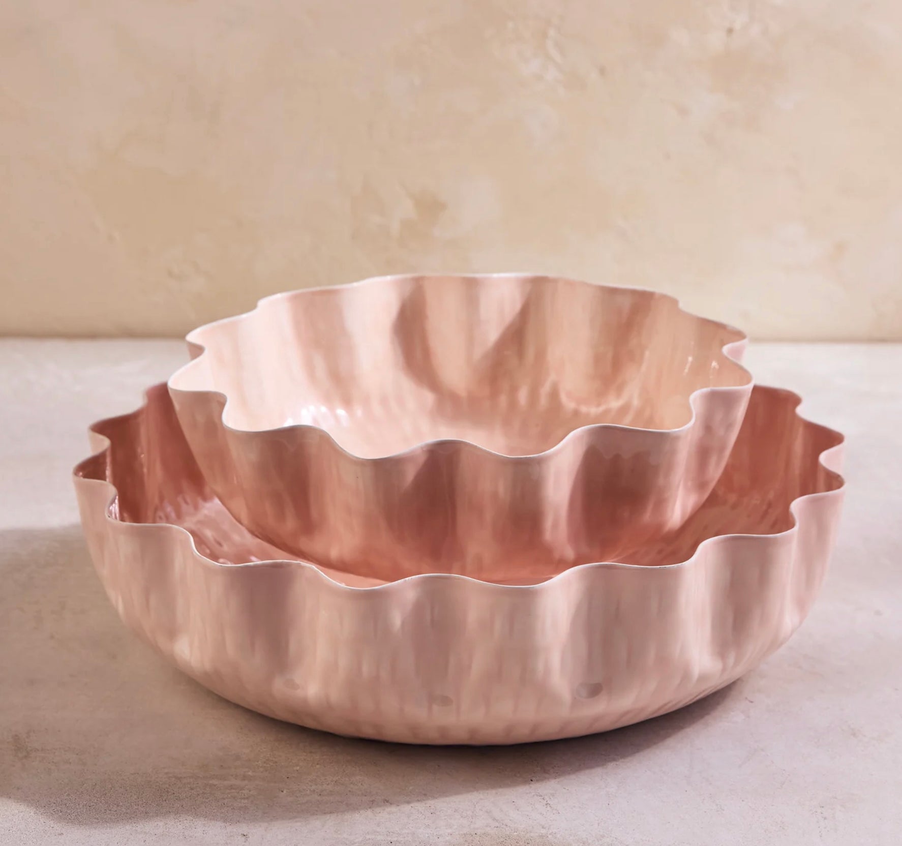 Nera Light Rose Bowls, Set of 2