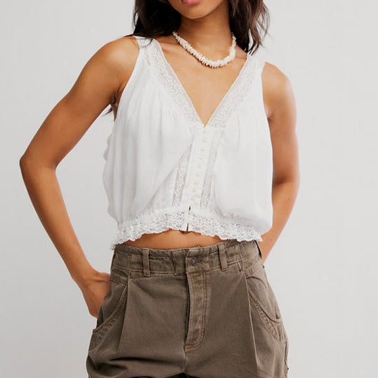 Celeste Tank Clean Ivory