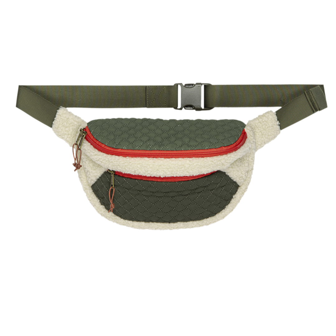 The Plush Hip-Pack Cream & Army