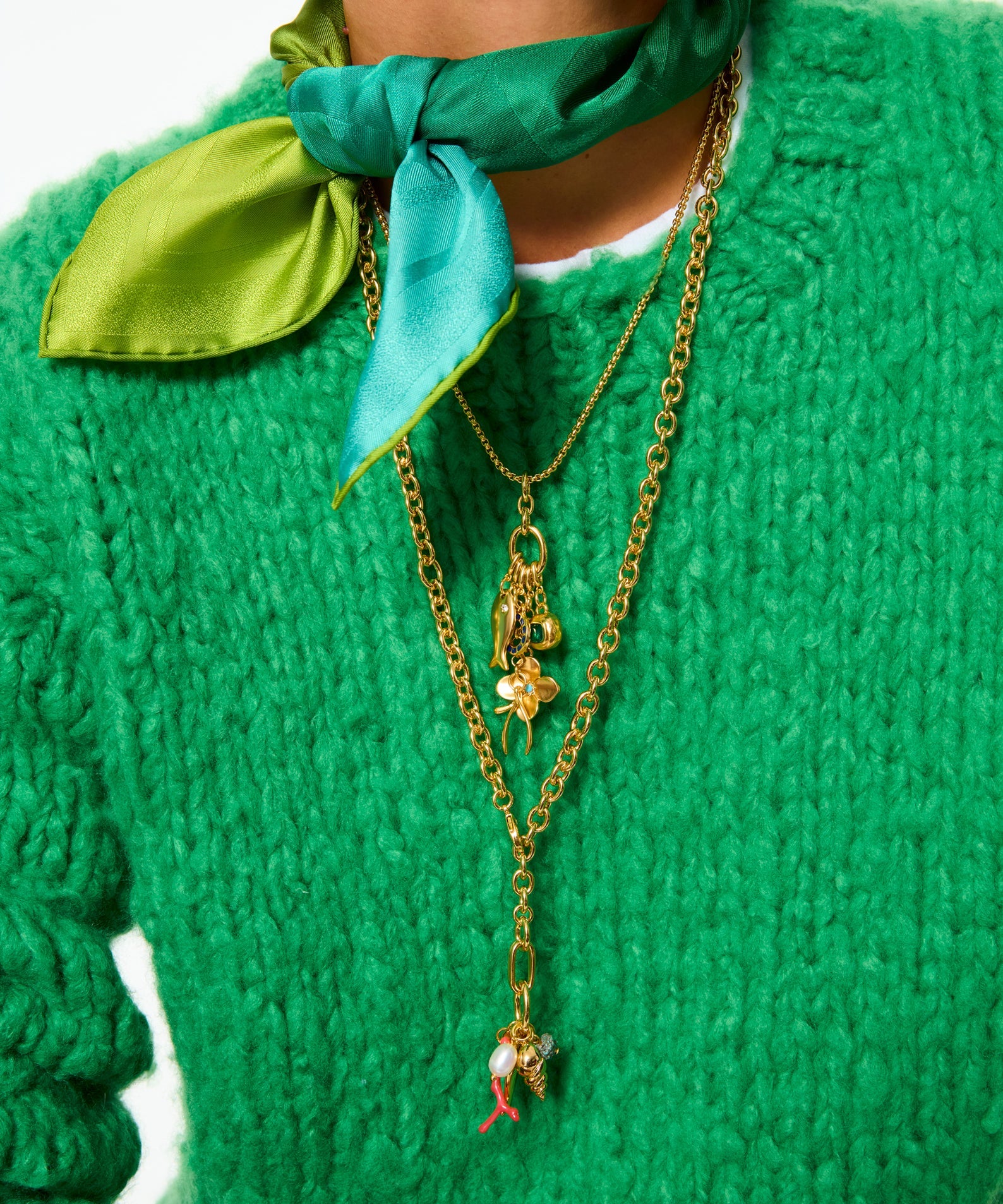 The Buona Fortuna Charm Pendant Necklace