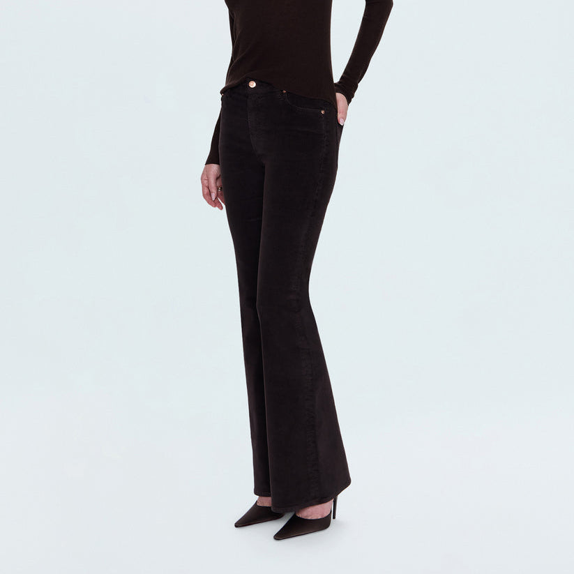 Kinsley Mid Rise Ultra Flare Mocha