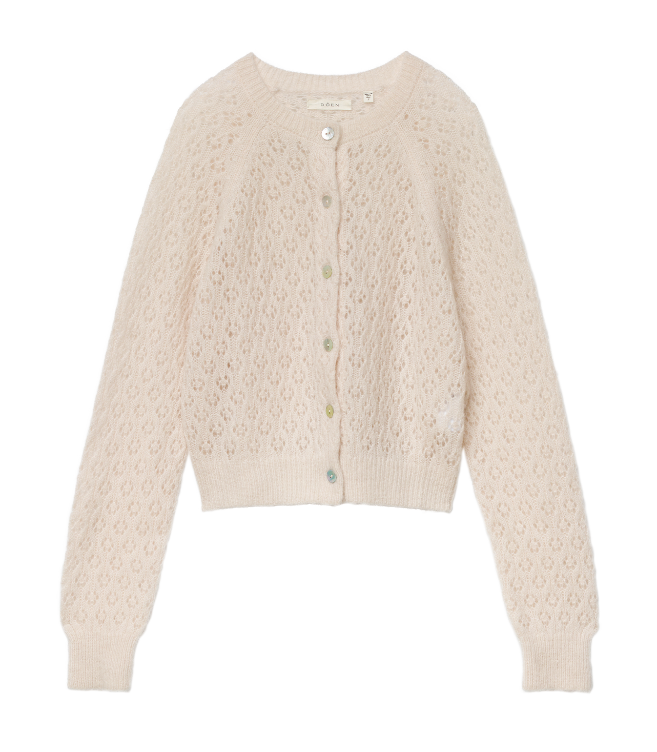Petra Pointelle Cardigan Heather Dogwood