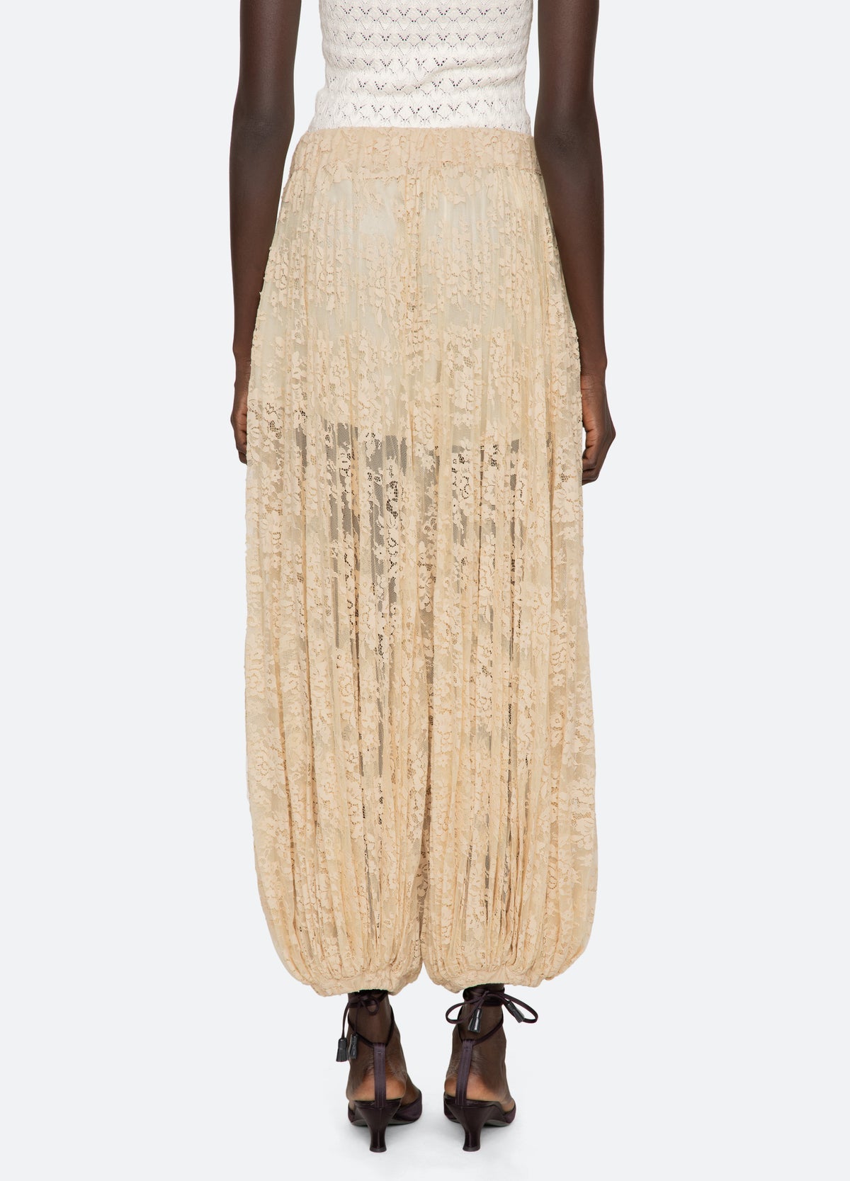 Sharleen Lace Pant Khaki