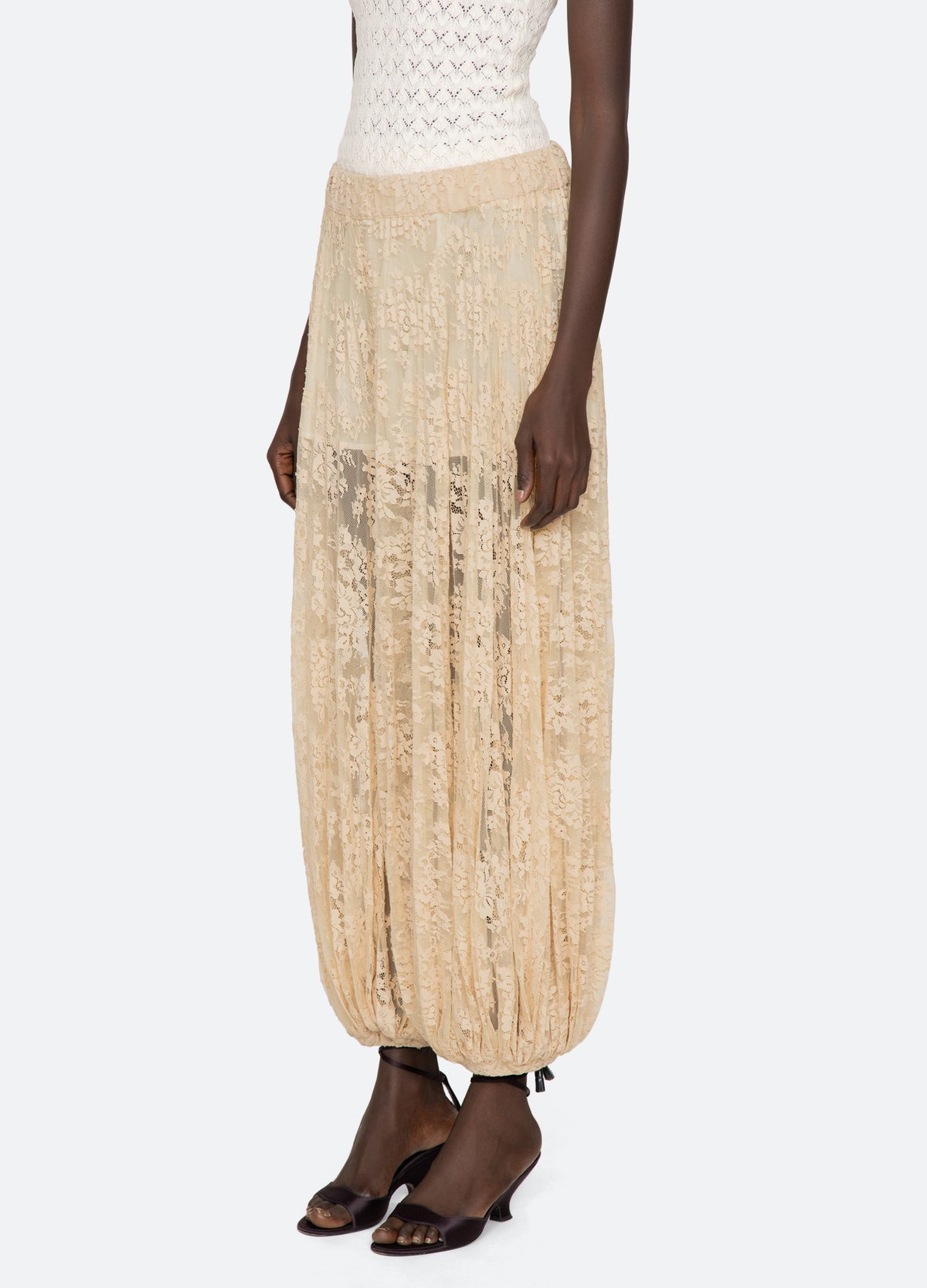 Sharleen Lace Pant Khaki